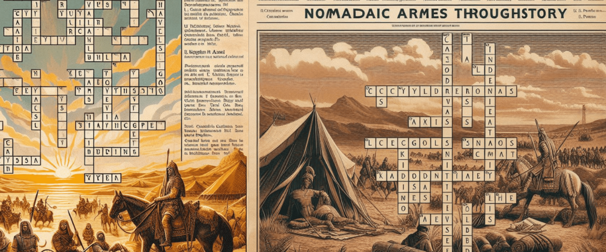 Unmasking the Nomadic Army Crossword Clue